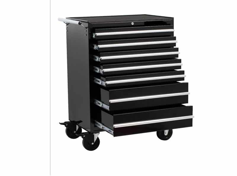 big-red-tbr4670x-e1714825505452.jpg Big Red 7 Drawers Black Tool Trolley - Image 1