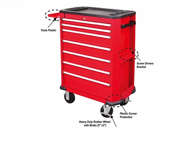 big-red-tbr9007-e1703514025290.jpg Big Red7 Drawers Tool Trolley - Image 1