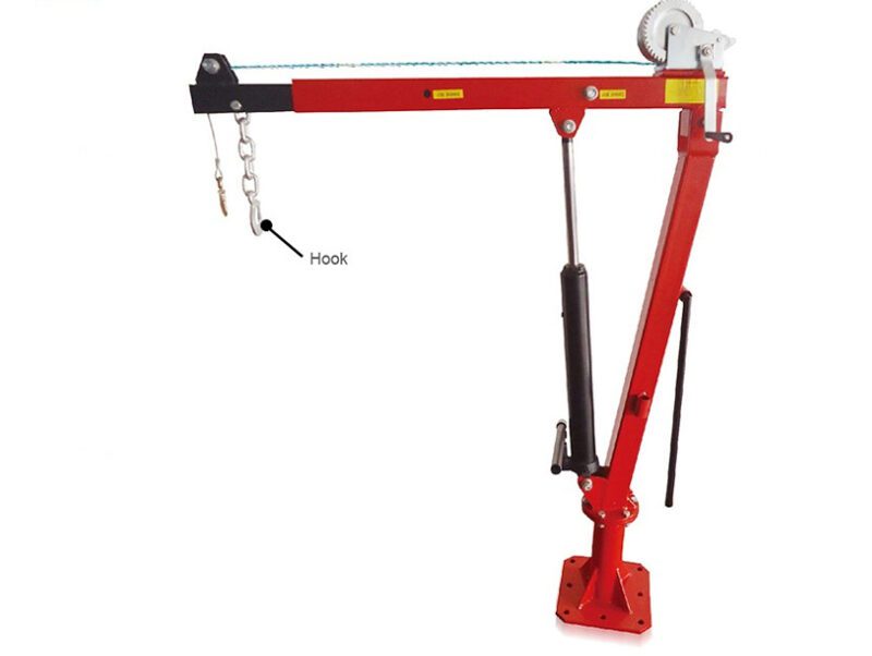 big-red-truck-crane-e1683624981684.jpg Big Red 360 Degree Manual Truck Crane - Image 1