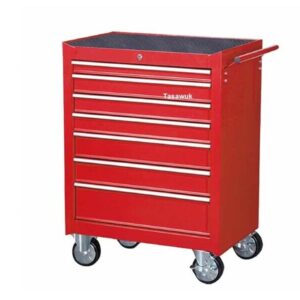Maximize Storage and Organization: Big Red 7 Drawer Tool Trolley