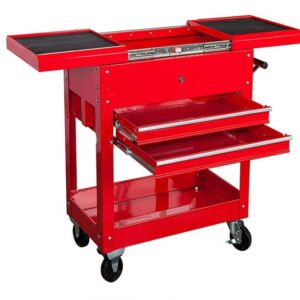 Big Red Workshop Tool Organizer Trolley: Store and Transport Your Tools Efficiently