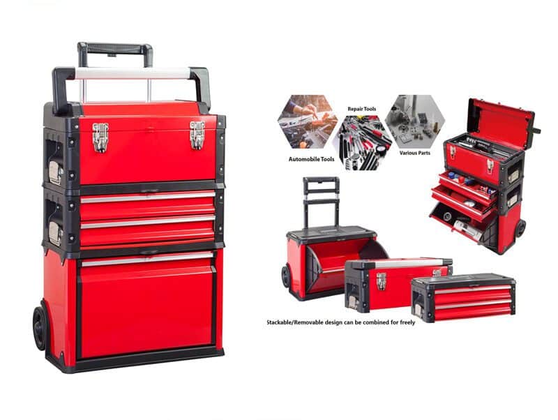 big42-e1681298453726.jpg Big Red Stackable Tool Chest Trolley - Image 1