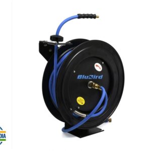 Blubird Single Arm 15m Rubber Air Hose Reel