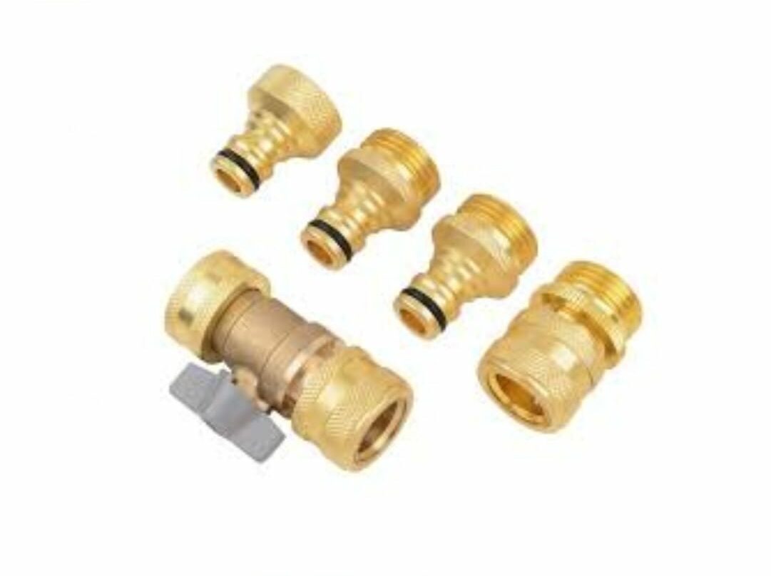 brass-connector-e1708528356912.jpg Brass Quick Connector Set for Gardening - Image 1