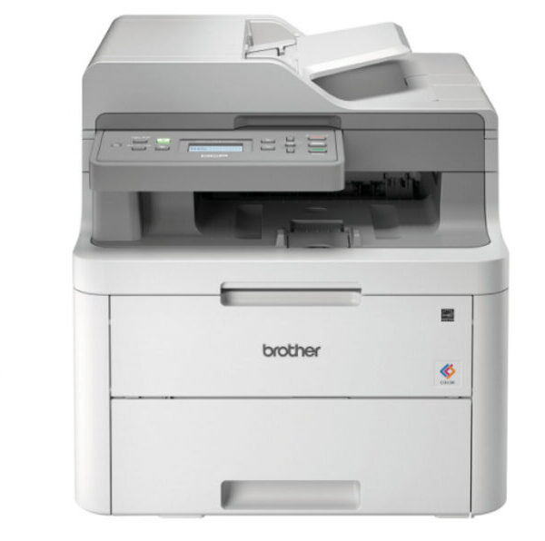 DCP-L3551CDW Brother 3-in 1 Wireless Colour Laser Printer | Auto 2-sided print | 50 sheets ADF | Scan,Copy