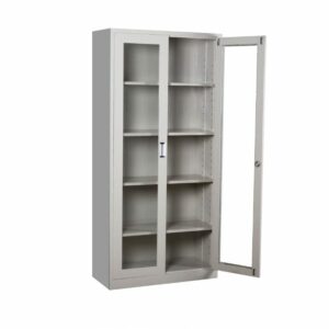 Steel Cabinet with Glass Door
