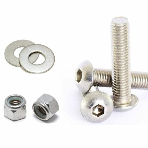 SS Button Head Allen Bolt Set M10x30