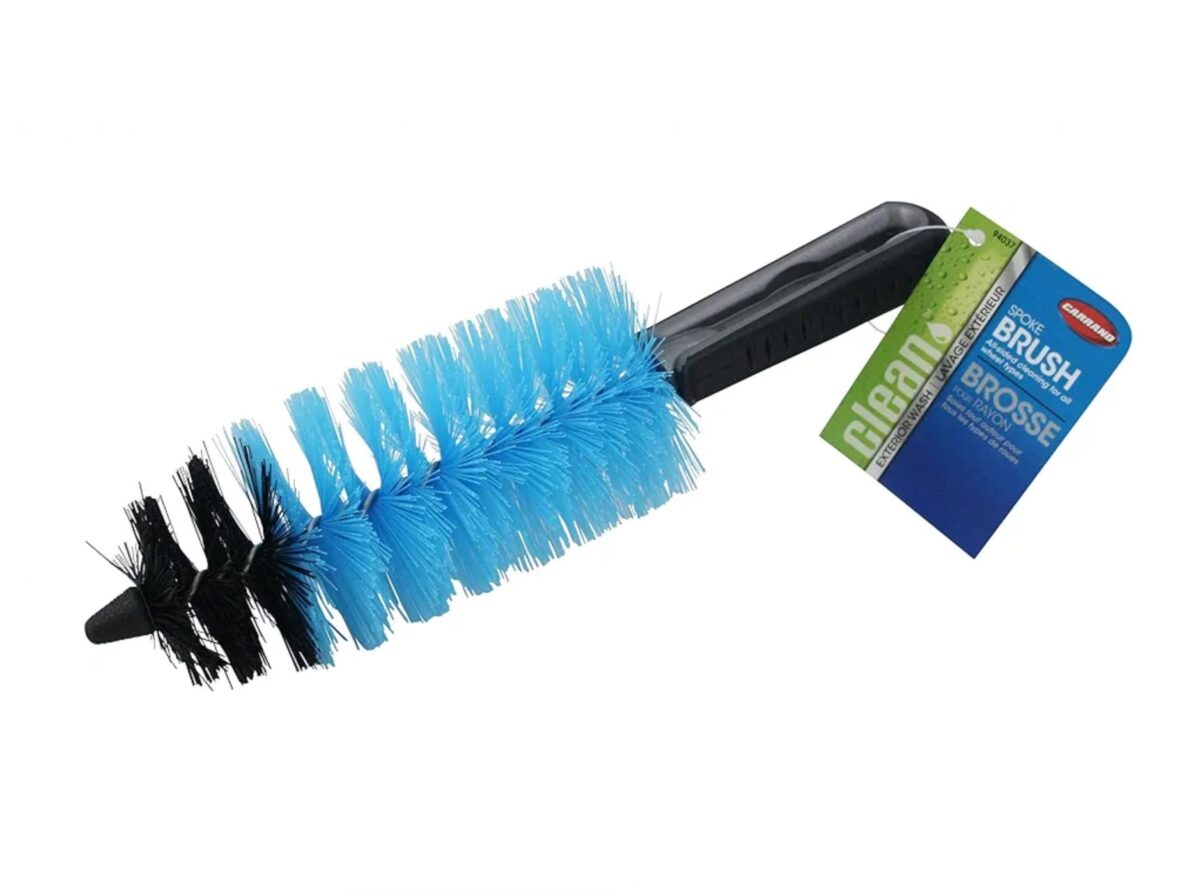 Carrand Wheel Spole Brush with Comfort Grip Handle - Image 1