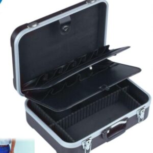 Force Empty Black Suitcase with Trolley: Travel Effortlessly