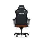Andaseat Kaiser 4 Large Gaming Chair, Premium PVC Leather, High Density Foam, Memory Foam Head Pillow, Adjustable Armrests - Brown - Image 2