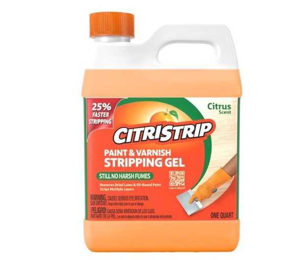 CitriStrip Paint & Varnish Stripping Gel, Citrus Scent, 1 Quart