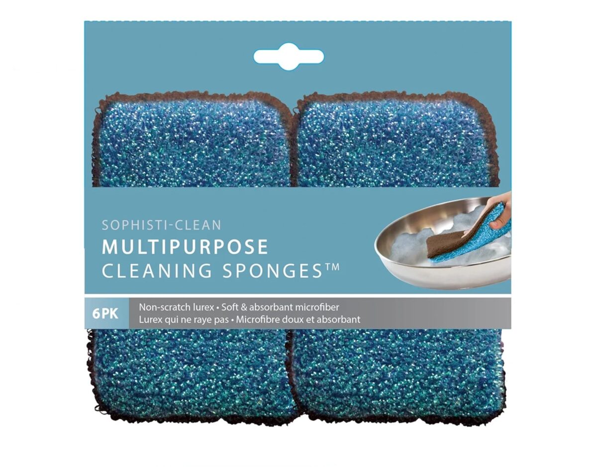 cleanignn-sponge.jpg Multipurpose Dual Side Cleaning Sponge Pack of 6pcs - Image 1
