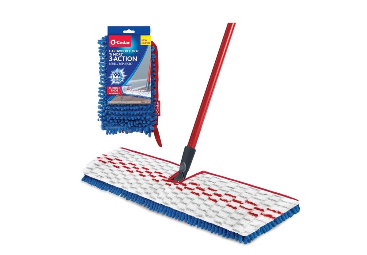 cleanz14.jpg O-Cedar Hardwood Floor N More 3-Action Refill - Image 1