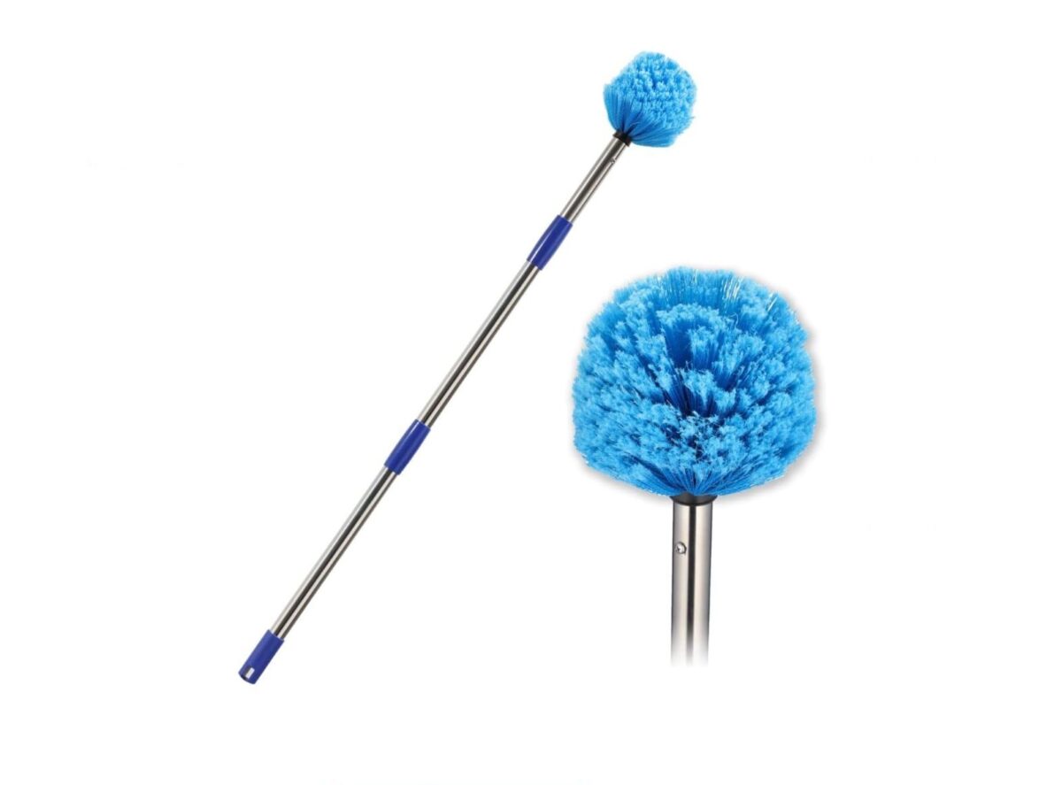 Ettore Cobweb Brush with Extension Pole - Image 1