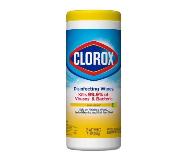 Clorox Disinfecting Wet Wipes Crisp Lemon Bleach Free 35 pcs