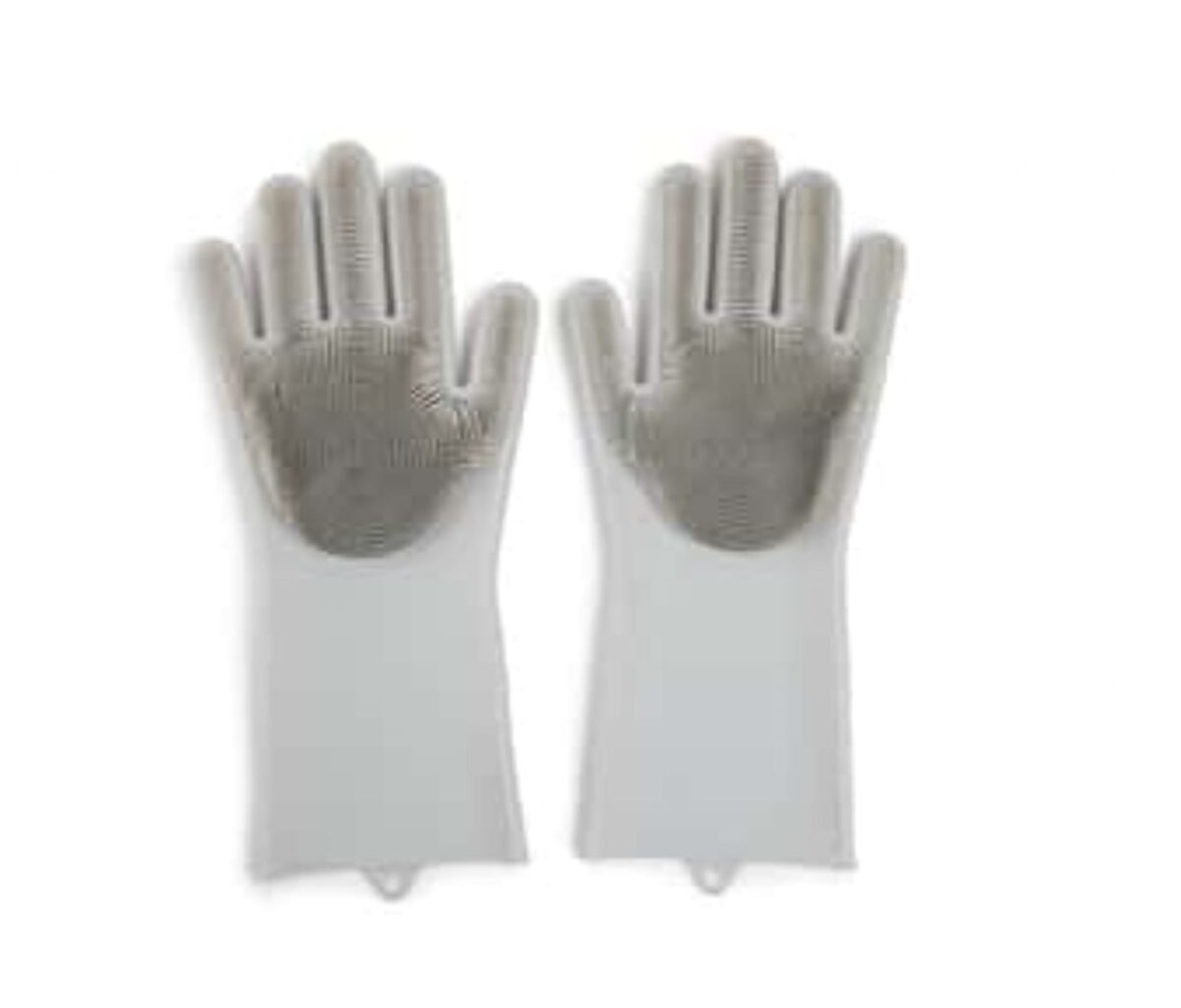 Core Silicone Cleaning Gloves White - Image 1