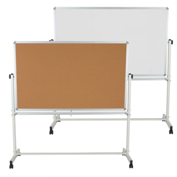 Cork/White Board with Moving Stand 120 x 240 cm