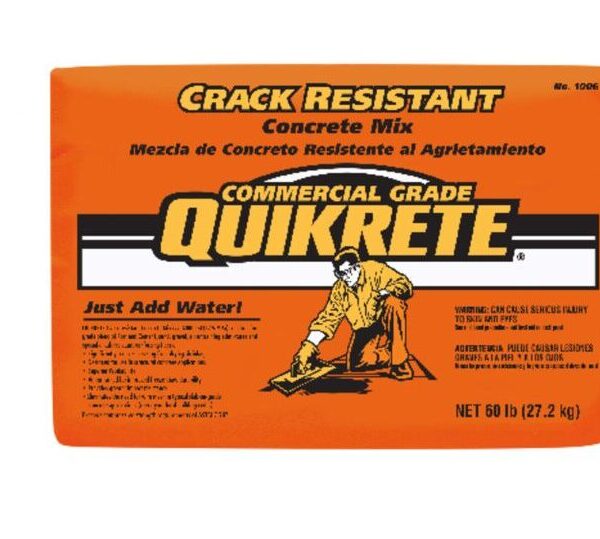 Quikrete Crack Resistant Concrete Mix 60 Lb