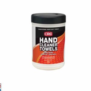 CRC Hand Cleaner Towels: Remove Grease & Grime on the Go (72 Wipes, Made in USA)