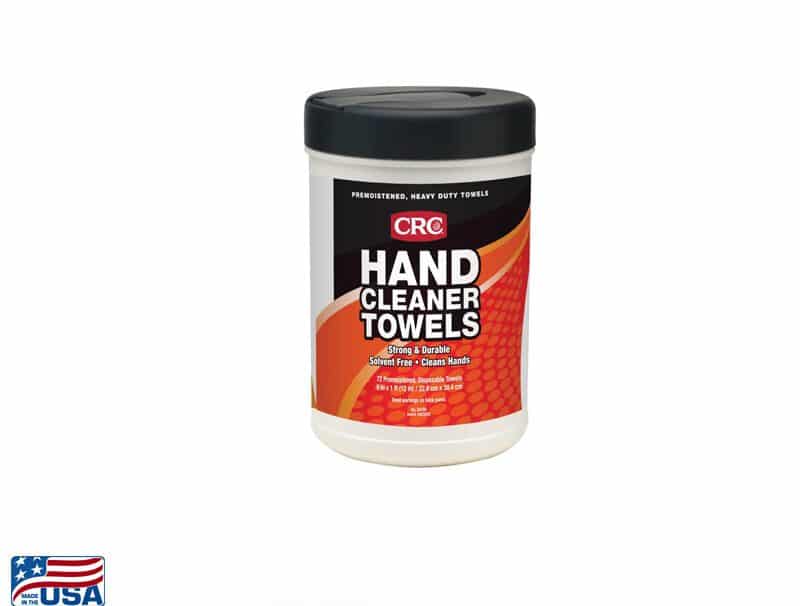crc16-e1676470617262.jpg CRC Hand Cleaner Towels: Remove Grease & Grime on the Go (72 Wipes, Made in USA) - Image 1