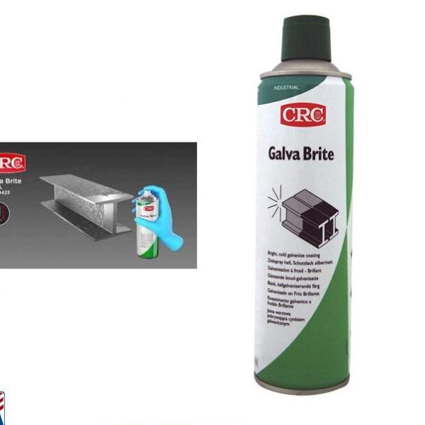 CRC Galvanized Spray Paint: Protects Metal Surfaces (500ml, Made in USA)