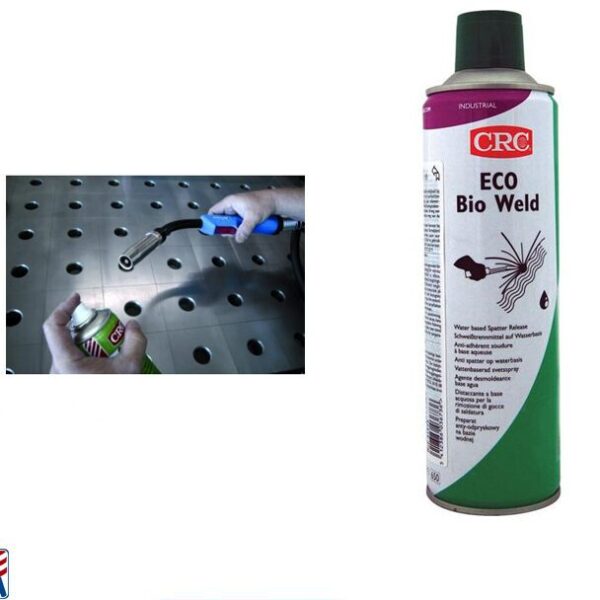 CRC Eco Bio Weld (500ml): Water-Based Spatter Release for Welding (Made in USA)