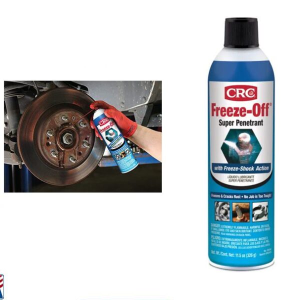 CRC Freeze Off & Super Penetrant: Loosens Rusted Parts Quickly (326gm, Made in USA)