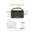 Crony 1800W Portable Power Station (CN-1002) - Image 5