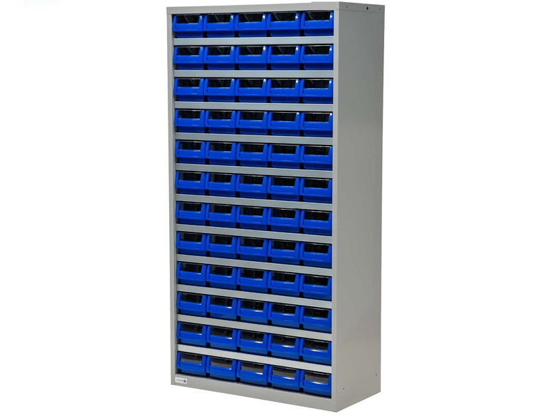 custom-office17.jpg Heavy Duty Parts Cabinet with 60 Bins - Image 1