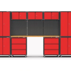 350cm Professional Garage Workstation in Red