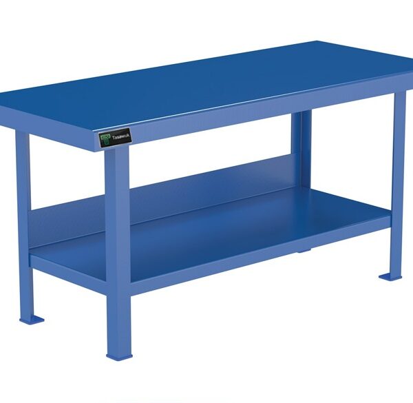 Heavy Duty 150cm Customised Metal Workbench - Blue