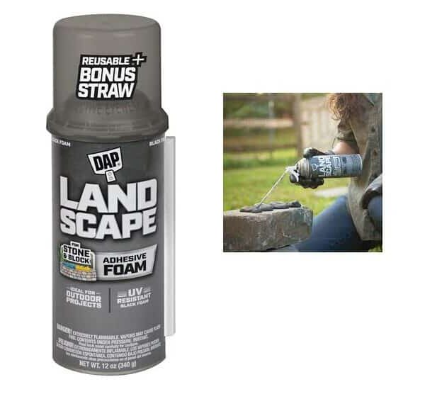 Strong Bond for Exteriors: Black Expanding Foam (340 gm) - Ideal for Stone & Masonry