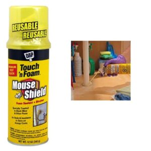 Stop Drafts & Pests: DAP Pest Block Adhesive Foam (340 gm) - Seals Gaps & Creates Barrier