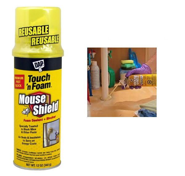 Stop Drafts & Pests: DAP Pest Block Adhesive Foam (340 gm) - Seals Gaps & Creates Barrier
