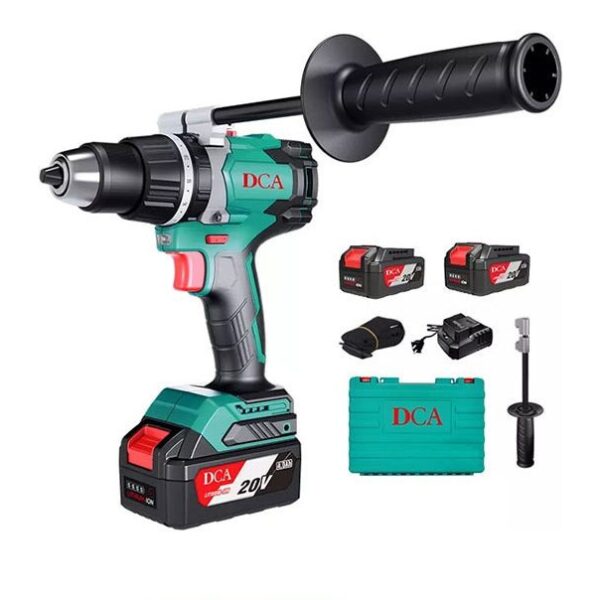 DCA 20V Brushless Hammer Drill: Power Through Concrete & Masonry