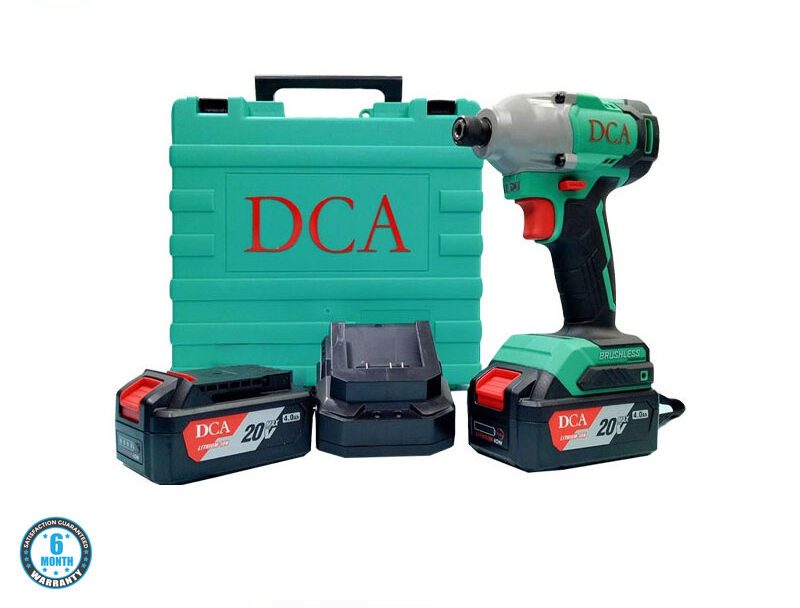 dca122-e1682348045400.jpg DCA 20V Brushless Impact Driver: High Power for Fastening Tasks - Image 1
