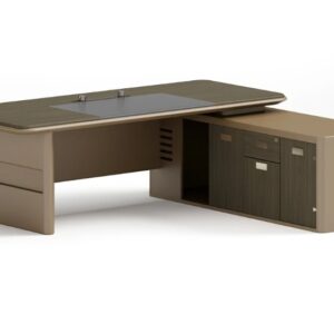 Customised Executive / Manager Desk with Side Cabinet - 12