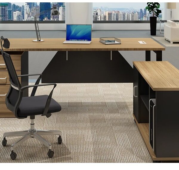 Customised Executive / Manager Desk with Side Cabinet & Chair - 2