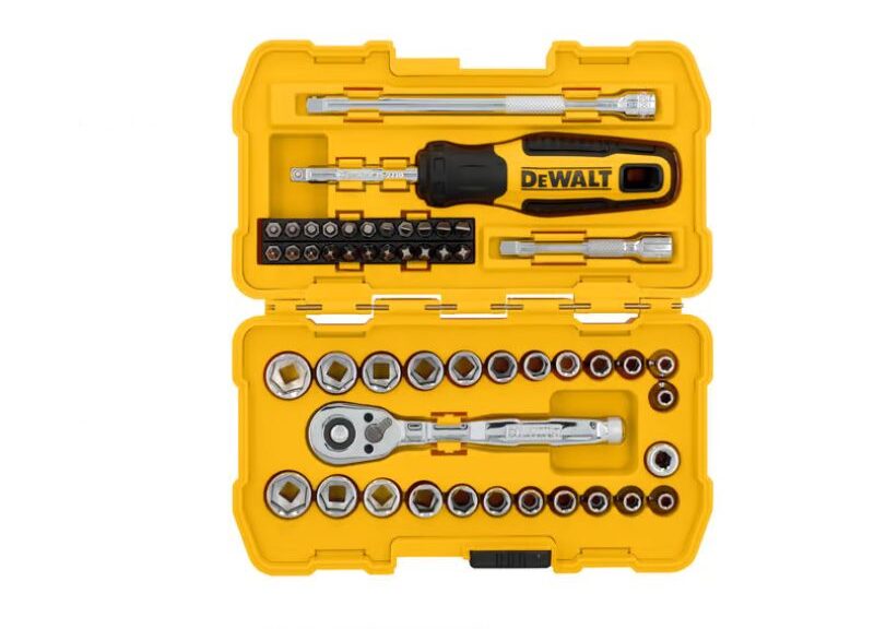 dewalt-50-pc-e1778442942881.jpg Dewalt 1/4" Drive Mechanics Tool Set 50 pc. - Image 1