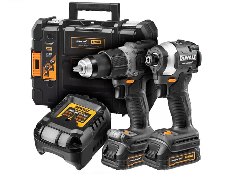 dewalt-dck200me2gt-e1714825826677.jpg DeWalt Mclaren 18V XR Compact Kit - Image 1