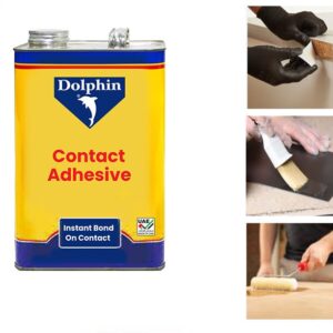 Dolphin High Strength Contact Adhesive (1 Gallon): Ideal for Large-Scale Bonding Applications