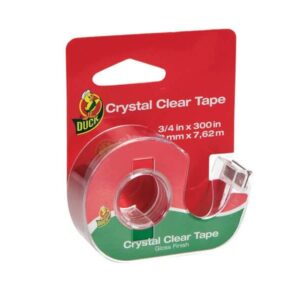 Clear & Secure Sealing: Crystal Clear Tape (7.62 m) - Multipurpose & Discreet