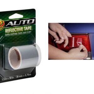 Improve Night Visibility: Reflective Tape (White) - Increases Safety on Roads