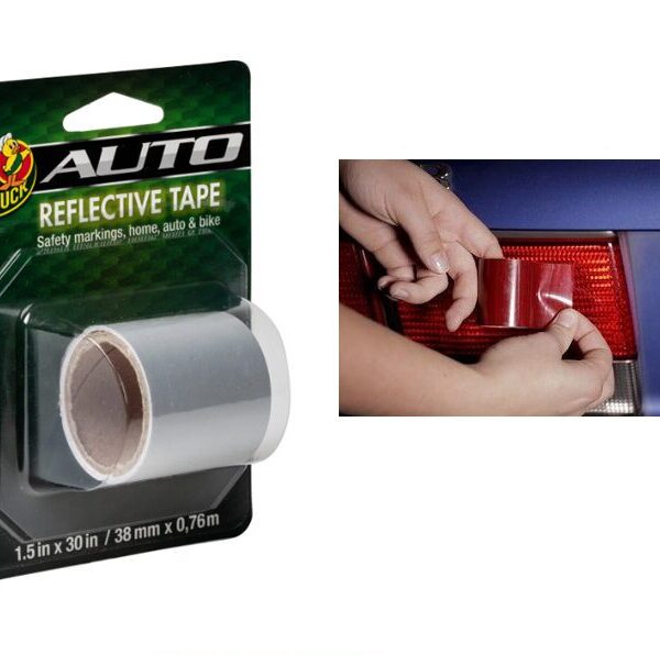 Improve Night Visibility: Reflective Tape (White) - Increases Safety on Roads