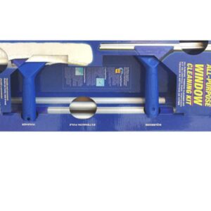 Ettore All Purpose Window Cleaning Kit with 10" + 12" Wipers
