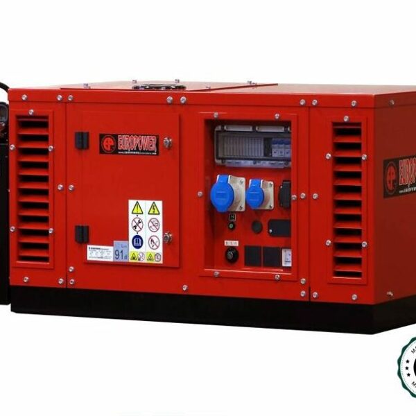 Europower Super Silent Gasoline Generator - 10000W of Reliable Power