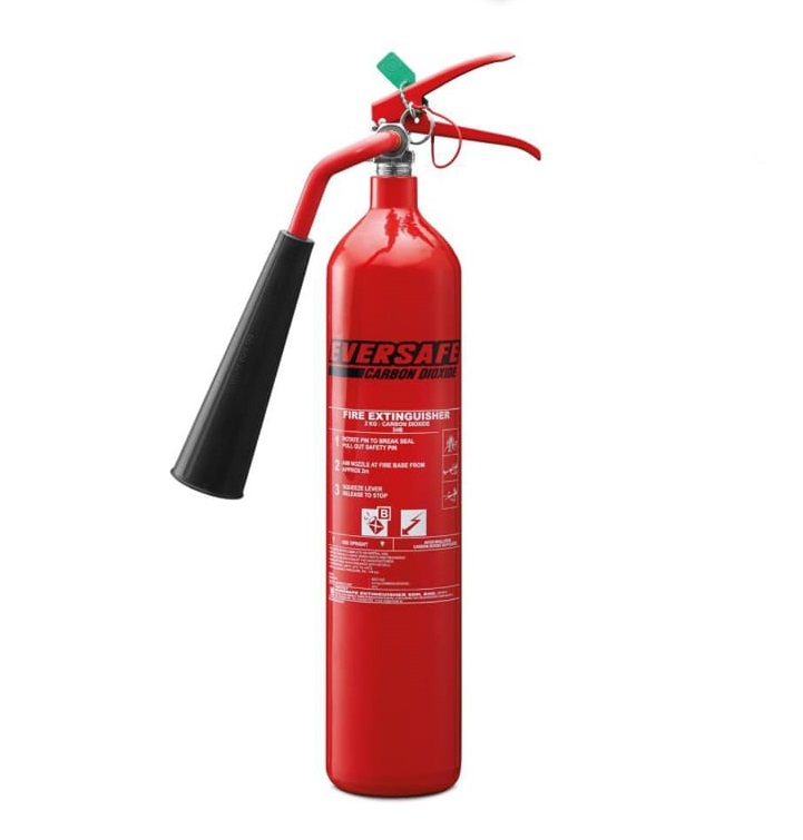 fire1.jpg Eversafe 2kg Carbon Dioxide Fire Extinguisher - Image 1