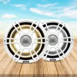 Coaxial Sports White Marine Speaker with CRGBW 230 MAX Peak Watt - Image 4