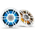 Coaxial Sports White Marine Speaker with CRGBW 330 MAX Peak Watt - Image 2