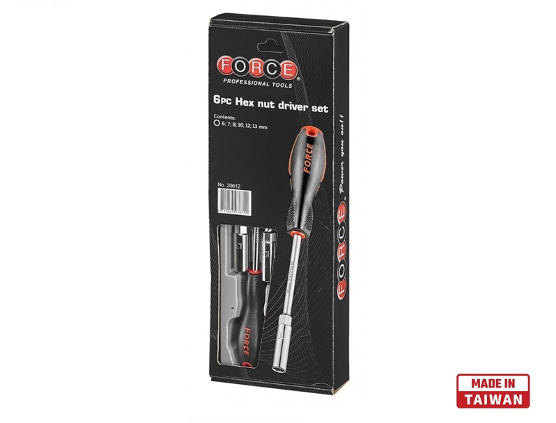 force-20612.jpg Force 6pcs Hex Nut Driver Set - Image 1